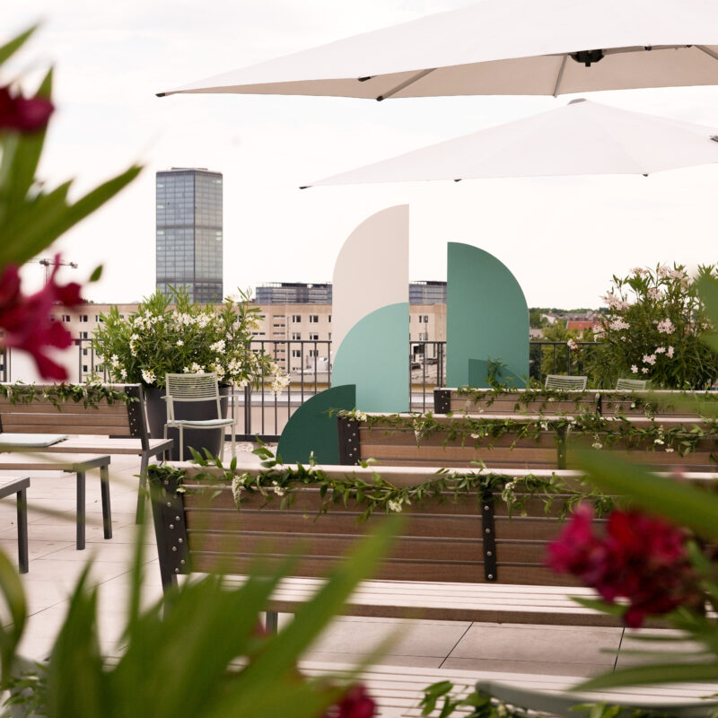 Freie Trauung auf der Dachterrasse